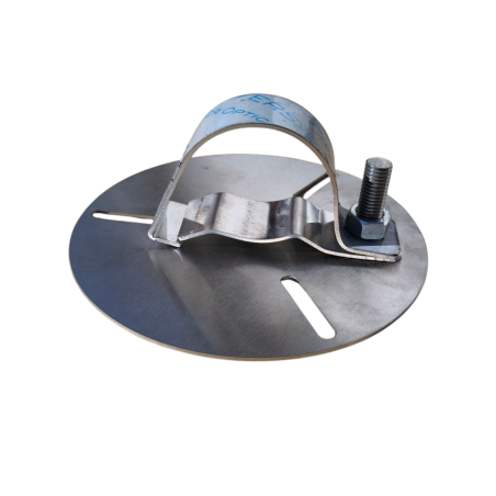 PORTAFLASH IN ACCIAIO INOX PER TUBO