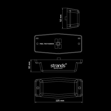 STRANDS IZELED DOUBLE BURNER SILVER ARROW