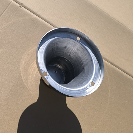 VOOR SCANIA NAAFAFDEKKING ALUMINIUM GLANZEND