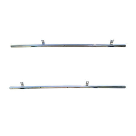 SCANIA NEXT GEN STAINLESS SIDE BARS WITH HOLES FOR FT-015