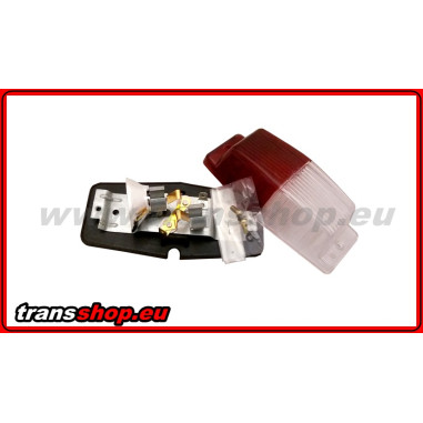 Double burner white-red budget price light