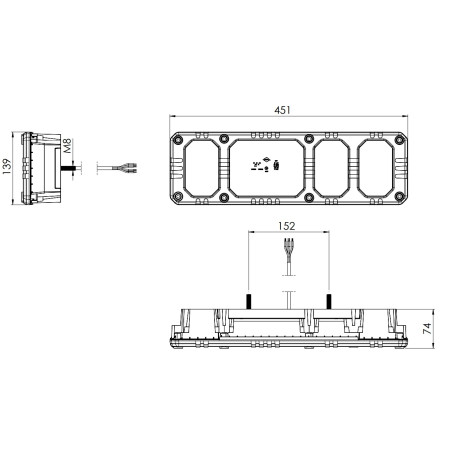 HORPOL LZD 2856 HEAVY DUTY ZADNI KOMBINOVANA LAMPA