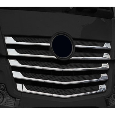 GRIGLIA INOX CROMATA GOFFRATA MERCEDES ACTROS MP4 MP5