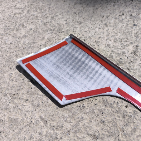 EMBOSSED STAINLESS CHROME GRILL MERCEDES ACTROS MP4 MP5