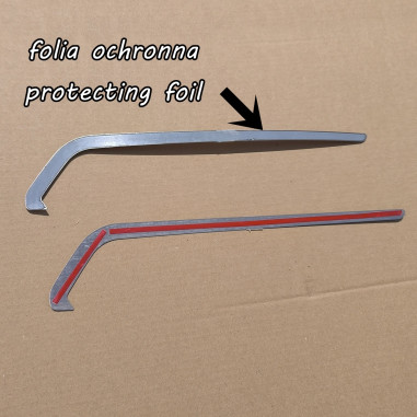 VOOR DAF NGD XF XG XG+ CHROOM BUMPER LAMP STRIPS