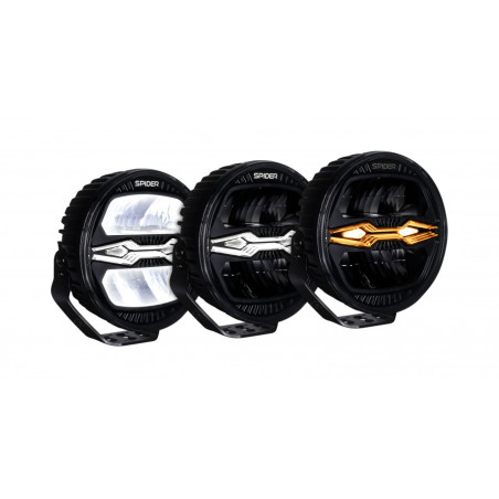 L3442 FARO ANTERIORE A LED X-SPIDER NINJA rotondo