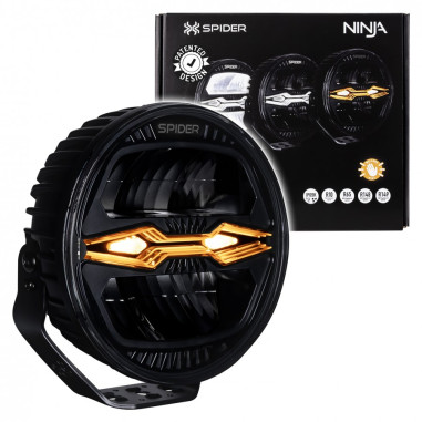 L3442 FARO ANTERIORE A LED X-SPIDER NINJA rotondo
