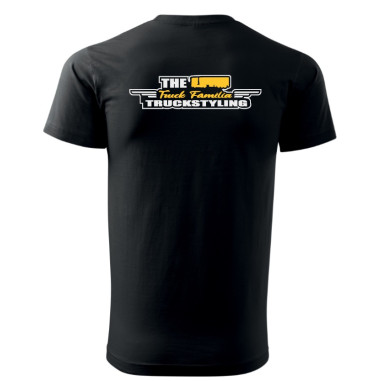 T-SHIRT NERA "THE TRUCK FAMILIA TRUCKSTYLING" PT