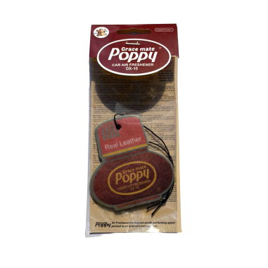 POPPY REAL LEATHER luchtverfrisser.