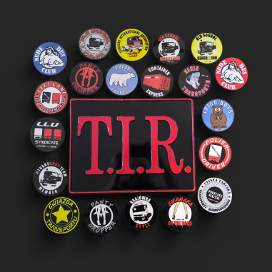 Outlet set - TIR plate + 20 x stickers