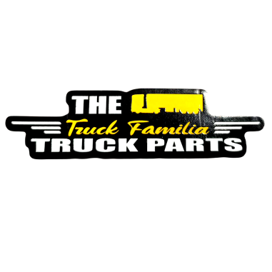STICKER "THE TRUCK FAMILIA" 12 CM ZWART