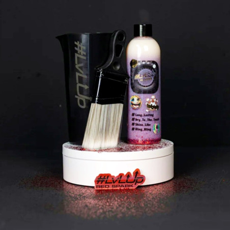 LvLUp TIRESHINE BRILLO ROJO BRILLO 250ML PREPARACIÓN PARA EL CUIDADO DE NEUMÁTICOS