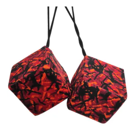 CONJUNTO DANÉS: CORTINAS DE FELPA ROJA + ROLLOS + ALMOHADA + DADOS