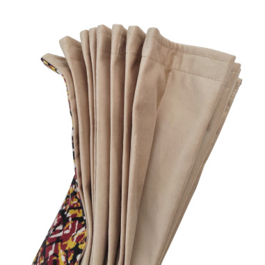 DEENSE SET: GELE PLUCHE GORDIJNEN + ROLLEN +...