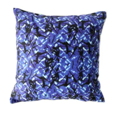 DANISH SET: BLUE PLUSH CURTAINS + ROLLS +...