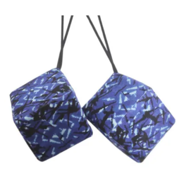 ENSEMBLE DANOIS : RIDEAUX EN PELUCHE BLEU +...