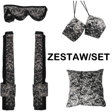 DANISH SET: GREY PLUSH CURTAINS + ROLLS +...