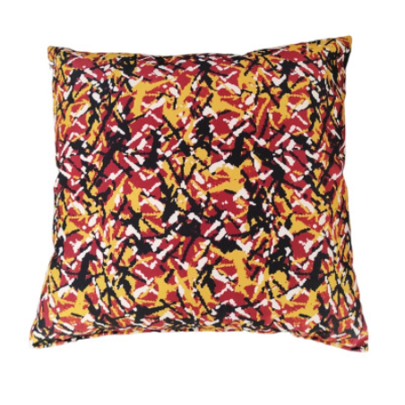 ENSEMBLE DANOIS : RIDEAUX EN PELUCHE JAUNES + ROULEAUX + COUSSIN + DÉS