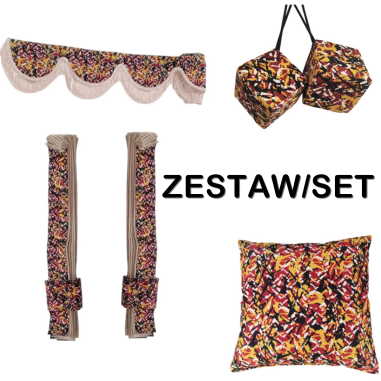 DANSKI SET: ŽUTE PLIŠANE ZAVJESE + ROLNE +...