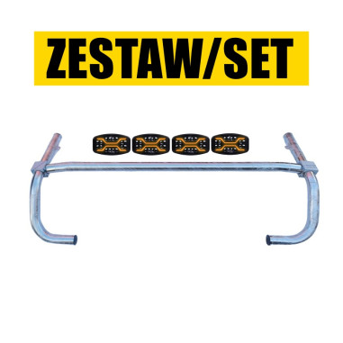 ZESTAW: DO VOLVO FH4 FH5 RURA NA DACH + 4x LAMPA DALEKOSIĘŻNA SPIDER
