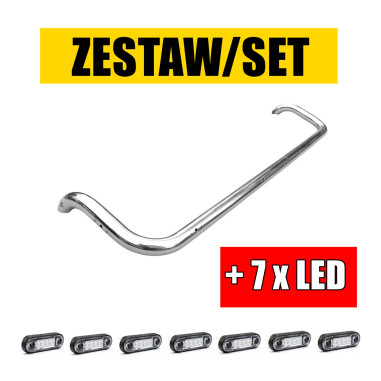 TETŐCSŐ + 7x LED SCANIA R HIGHLINE-hoz