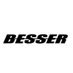 BLACK BESSER STICKER 42x6cm