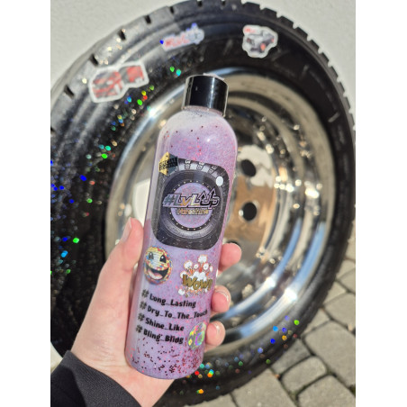 LvLUp TIRESHINE BRILLO ROJO BRILLO 250ML PREPARACIÓN PARA EL CUIDADO DE NEUMÁTICOS