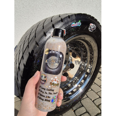 LvLUp TIRESHINE GOLD SPARK GLITTER 250ML PREPARACIÓN PARA EL CUIDADO DE NEUMÁTICOS