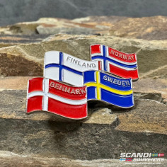 SKANDINAVISKA FLAGGOR PIN
