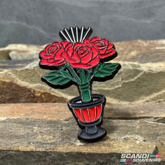 RED ROSES PIN