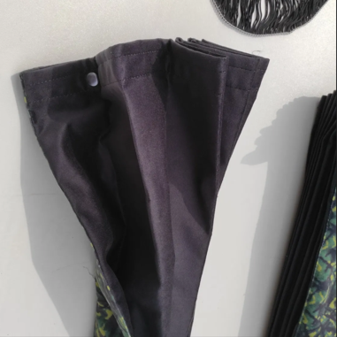 SET DANESE: TENDE IN PELUCHE VERDI + ROTOLI +...