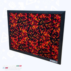 PIN BOARD WITH RED DANISH PLUSH