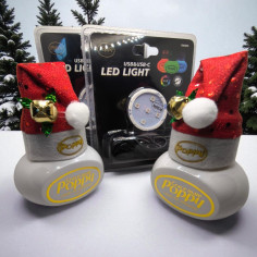 SET NAVIDEÑO POPPY JASMIN: 2 AMBIENTADORES, 2 LUMINARIAS,...