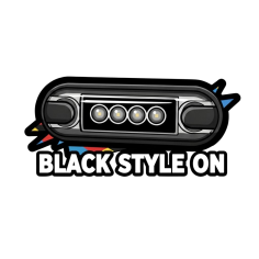 "BLACK STYLE ON" MATRICA 8X4CM