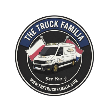 NÁLEPKATHE TRUCK FAMILIA VAN 8CM