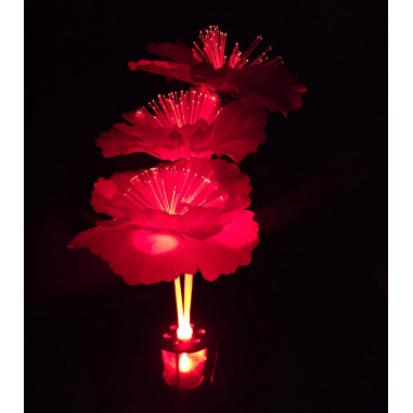 RÖD BELYSEN BLOMMA FÖR INKÖRSMÖBLER...