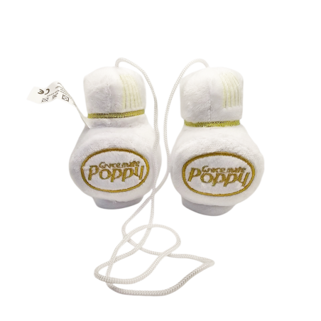 "POPPY" PLÜSS FEHÉR ÜVEGEK (2 DARAB)