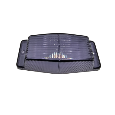 SMOKED LAMPSHADE FOR DOUBLE BURNER