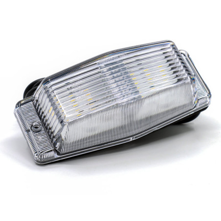 DOUBLE BURNER LAMPA OMNIUS BÍLÉ STÍNIDLO/ORANŽOVÁ LED