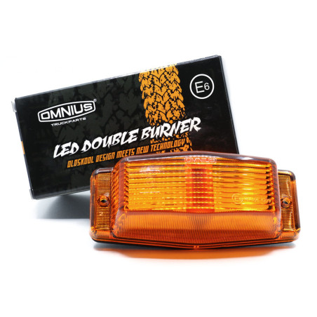 OMNIUS DOUBLE BURNER LED ORANGE LAMP