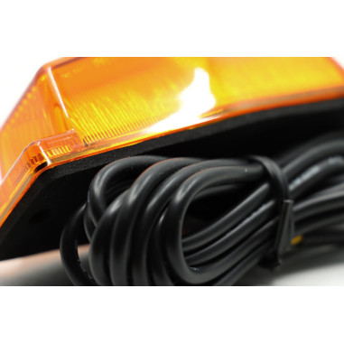 Lampe orange LED à DOUBLE BURNER OMNIUS