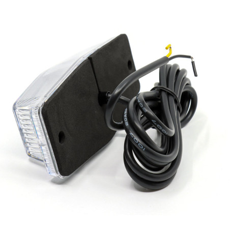 LAMPA OMNIUS DOUBLE BURNER BIAŁY KLOSZ/POMARAŃCZOWY LED