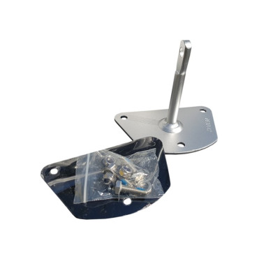 VERLICHT MENSELIJK BEELDJE MET EEN MEDIUM HANDVAT, 29CM