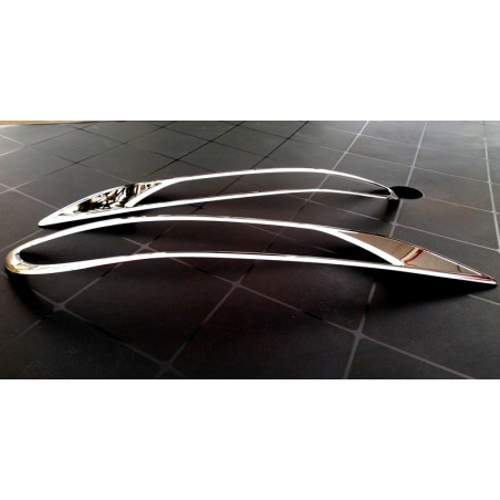 DAF XF E6 + fog lights frame cover stainless