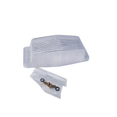 WITTE DUBBELE BRANDERLAMP