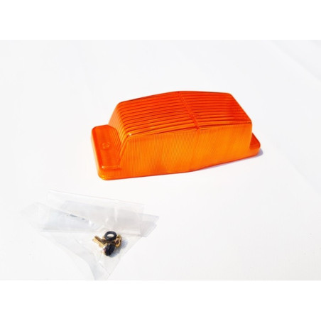 Orange glass for DOUBLE BURNER light glass