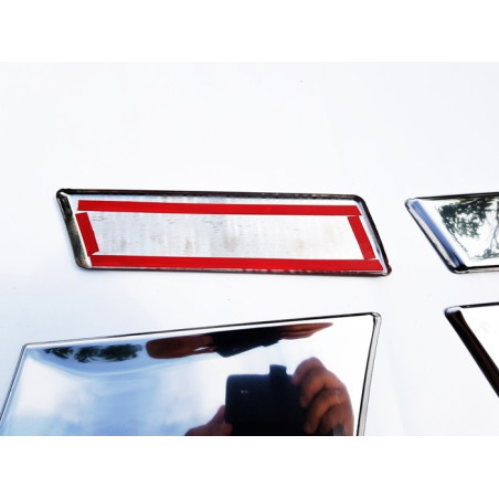 SCANIA R NG stainless corner covers grill SCANIA R NG stainless corner covers grill