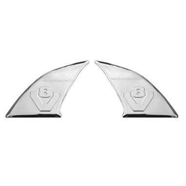 Roestvrijstalen decor voor de Scania V8-deurgreep, chroomreliëf