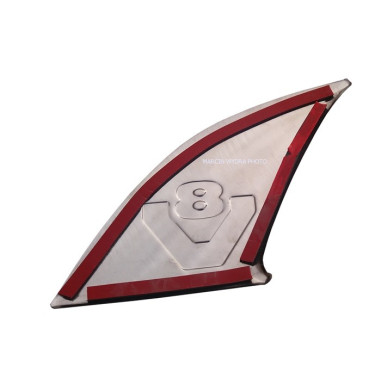 Stainless decoration next to handle V8 3D