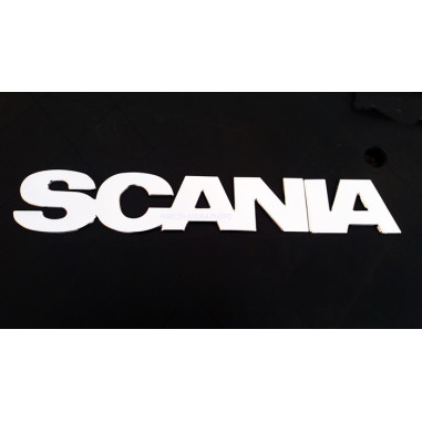 Scania nerezovy napis na masku 72 cm